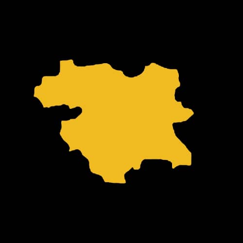 نقشه استان کردستان
